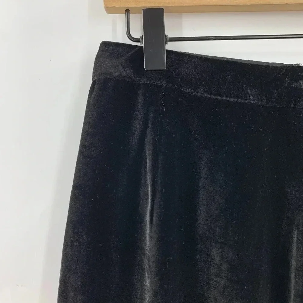 Madewell Women's Velvet Silk Blend Knee Length Pencil Slit Skirt Size 0‎
